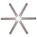 Kensgrove 64 in. LED White Ceiling Fan with Remote Control Home Decorators Collection YG493B-WH Home Decorators Outlet HomeDecorAndTools.com