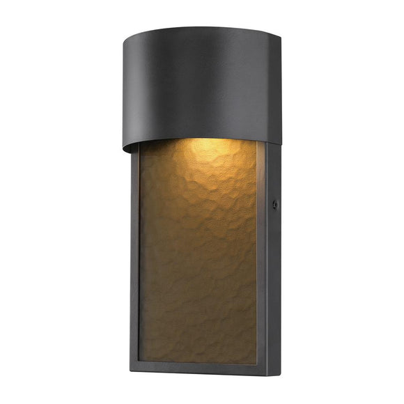 Sutherland 1-Light Bronze Outdoor Integrated LED Wall Lantern Sconce Globe Electric 44227