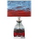 River of Goods 15293 Impressionist Single Light 20-3/4" High Buffet Table Lamp w - Blue/Red