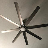 Home Decorators Collection Kensgrove 72 in. Integrated LED Indoor/Outdoor Brushed Nickel Ceiling Fan with Light Kit and Remote Control YG493OD-BN