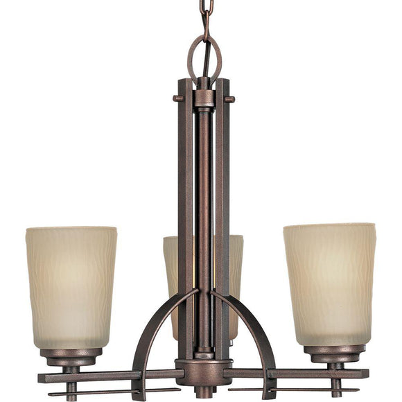 Progress Lighting Riverside Collection 18.88 in. 3-Light Heirloom Chandelier Model # 785247125876      18-7/8 in. Dia x 17-1/2 in. H     Meets UL and CSA Listing safety and quality standards