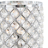  River of Goods 13.25 in. Clear Desk Lamp with Crystal Glam Shade 15249