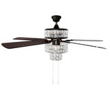 River of Goods 52 in. Silver Punched Metal Ceiling Fan 16554S