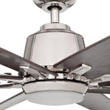 Kensgrove 72 in. LED Indoor/Outdoor Polished Nickel Ceiling Fan with Remote Control Home Decorators Collection YG493OD-PN Home Decorators Outlet HomeDecorAndTools.com