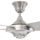 Progress Lighting P2530-09 AirPro Signature 54 in. Indoor Brushed Nickel Modern Ceiling Fan - HomeDecorAndTools.com