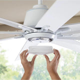 Home Decorators Collection Kensgrove 72 in. LED Indoor/Outdoor White Ceiling Fan with Light Kit and Remote Control YG493OD-WH