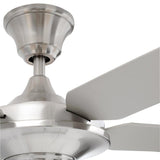 Progress Lighting P2530-09 AirPro Signature 54 in. Indoor Brushed Nickel Modern Ceiling Fan - HomeDecorAndTools.com