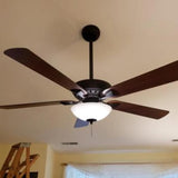 Hampton Bay Connor 52 in. Integrated LED Oil-Rubbed Bronze Ceiling Fan with Light Kit 57448 HOME DECORATORS OUTLET