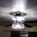 River of Goods 52 in. Clear Crystal Ceiling Fan 16553S
