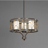 Cirrine Collection 3-Light Antique Bronze Chandelier with Etched White Glass Shade Progress Lighting P4699-20 Home Decorators Outlet HomeDecorAndTools.com