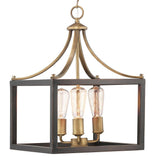 Boswell Quarter Collection 3-Light Vintage Brass Chandelier with Painted Black Distressed Wood Accents Home Decorators Collection 7948HDCVBDI Home Decorators Outlet www.HomeDecorAndTools.com