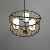 Cirrine Collection 3-Light Antique Bronze Chandelier with Etched White Glass Shade Progress Lighting P4699-20 Home Decorators Outlet HomeDecorAndTools.com