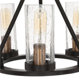 Hartwell 3-Light Antique Bronze Mini-Pendant with Clear Seeded Glass and Natural Brass Accents Progress Lighting P500134-020 Home Decorators Outlet HomeDecorAndTools.com