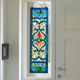 Victorian Stained Glass Fleur De Lis Window Panel River of Goods 19250 Home Decorators Outlet www.HomeDecorAndTools.com