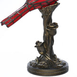 13.5 in. Stained Glass Cardinal Accent Lamp River of Goods 11841 Home Decorators Outlet www.HomeDecorAndTools.com