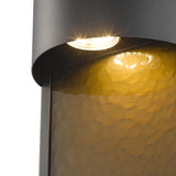 Sutherland 1-Light Bronze Outdoor Integrated LED Wall Lantern Sconce Globe Electric 44227