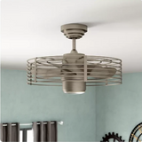 Cassiopeia 23 in. Satin Nickel Indoor Ceiling Fan Filament Design CLI-KLL1111371 Home Decorators Outlet www.HomeDecorAndTools.com